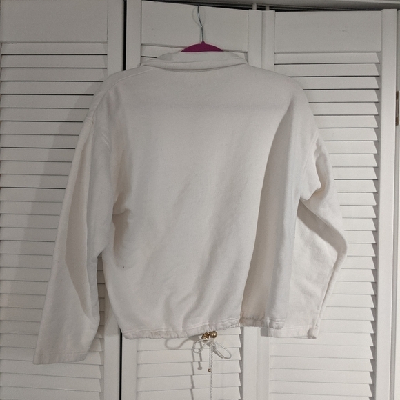 Vintage St. John Sport Pullover Drawstring Sweatshirt - Picture 8 of 8